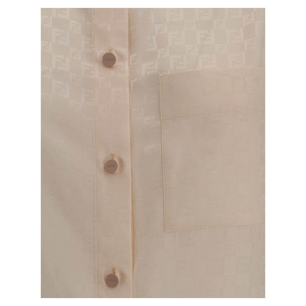 Fendi FF pattern Silk Shirt - Hilstor