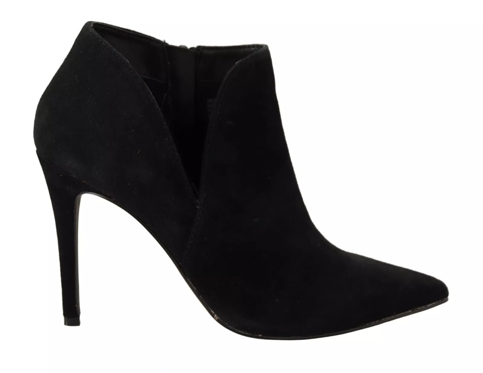 Steve Madden sort ruskind læder stilethæle støvler sko