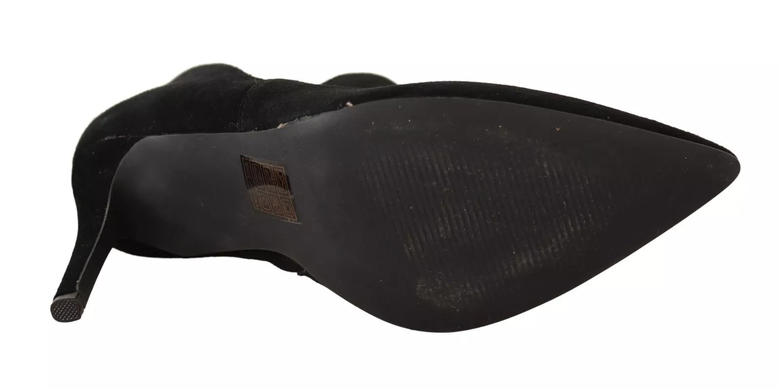 Steve Madden sort ruskind læder stilethæle støvler sko
