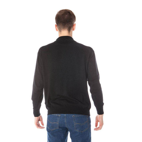 Yuko Black Silk Sweater - Hilstor