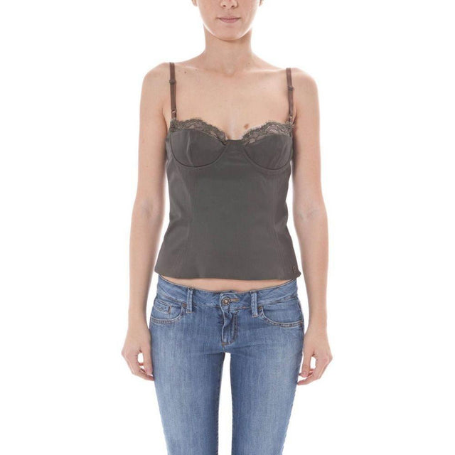 John Galliano Green Elastane Underwear - Hilstor