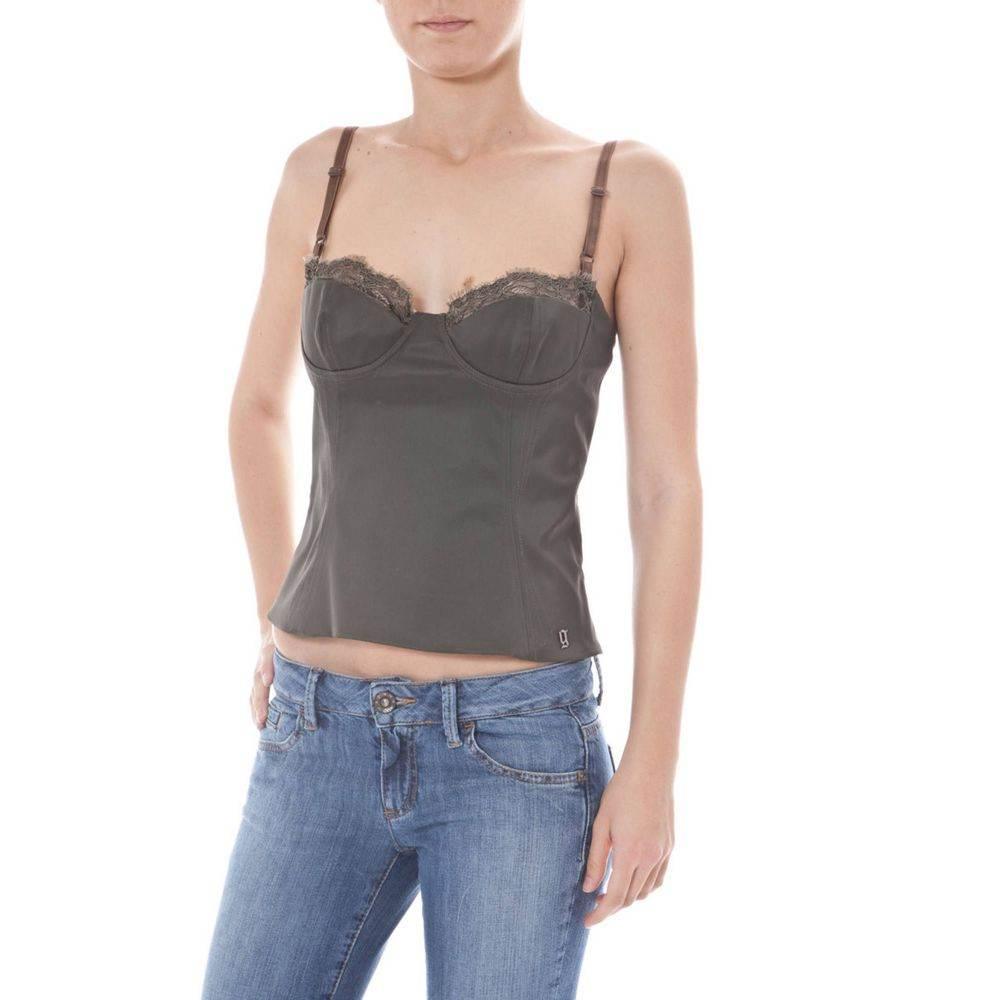 John Galliano Green Elastane Underwear - Hilstor