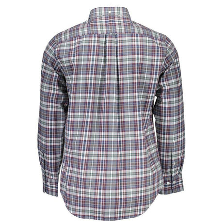 Gant Blue Cotton Men Shirt - Hilstor