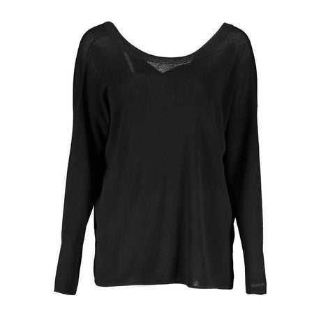 Gant Black Wool Women Sweater - Hilstor