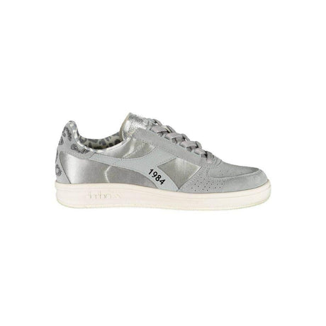 Diadora Gray Leather Women Sneaker - Hilstor