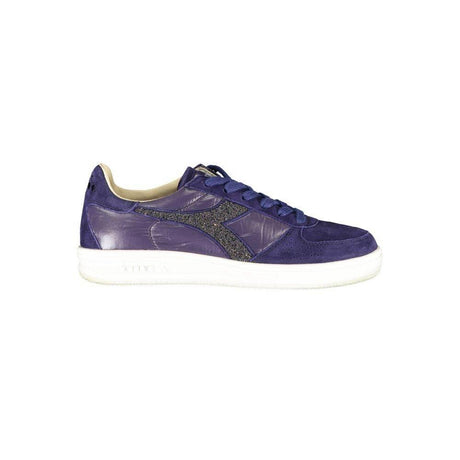Diadora Blue Leather Women Sneaker - Hilstor