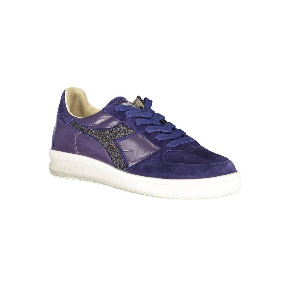 Diadora Blue Leather Women Sneaker - Hilstor