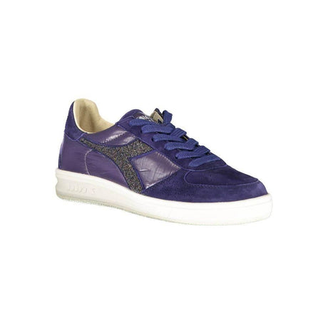 Diadora Blue Leather Women Sneaker - Hilstor
