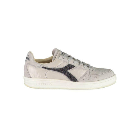 Diadora Gray Leather Women Sneaker - Hilstor