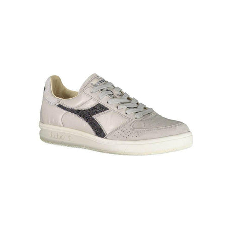 Diadora Gray Leather Women Sneaker - Hilstor