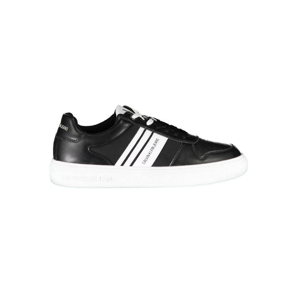 Calvin Klein Black Polyester Men Sneaker - Hilstor