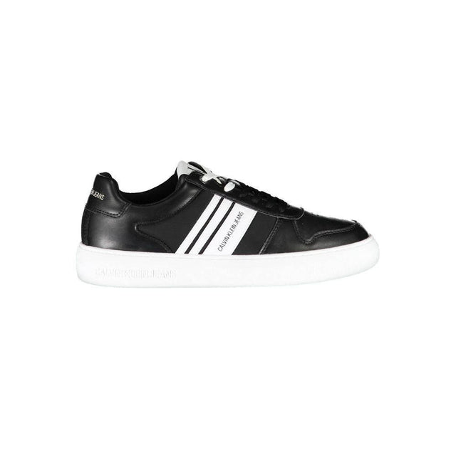 Calvin Klein Black Polyester Men Sneaker - Hilstor