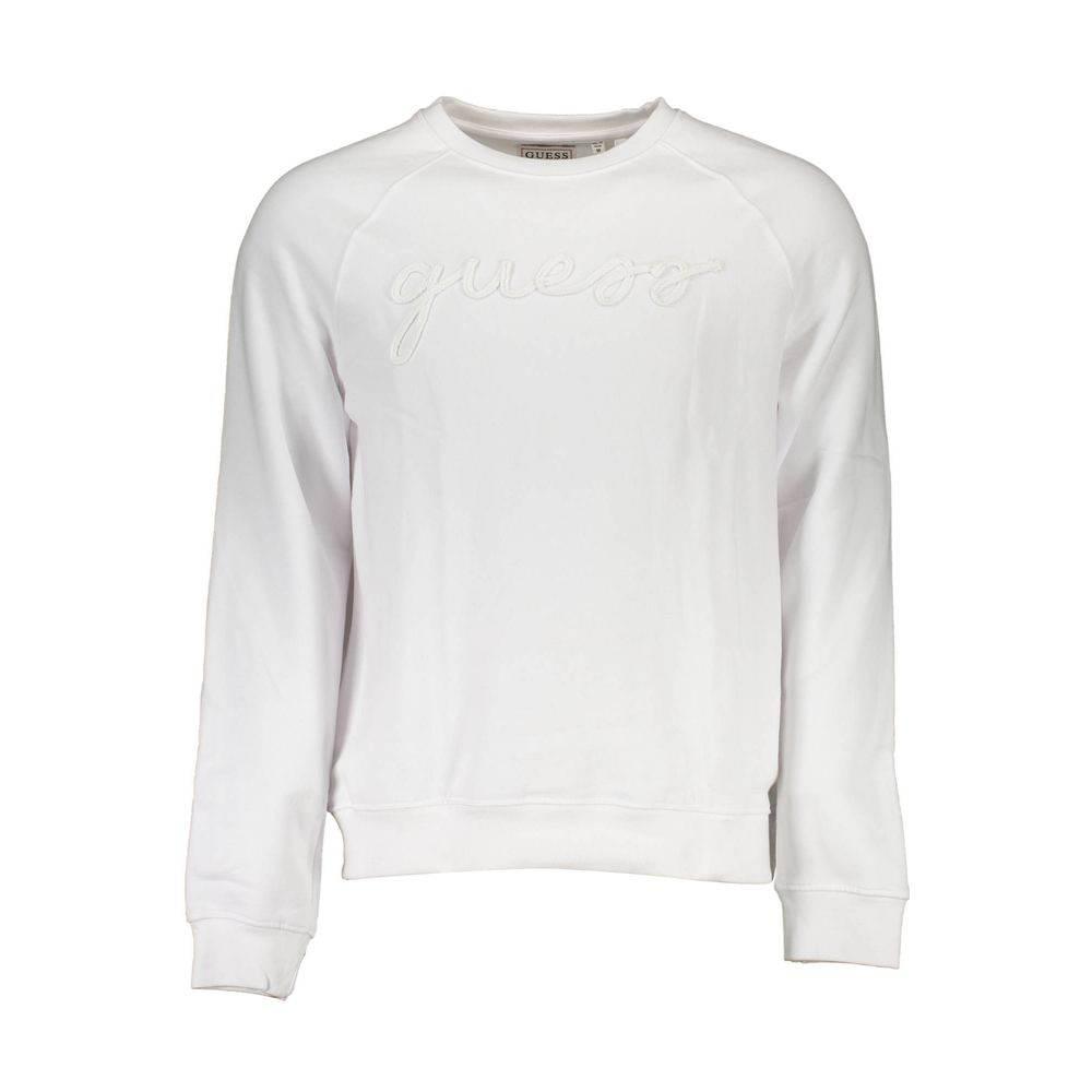 Guess Jeans White Cotton Men Sweater - Hilstor