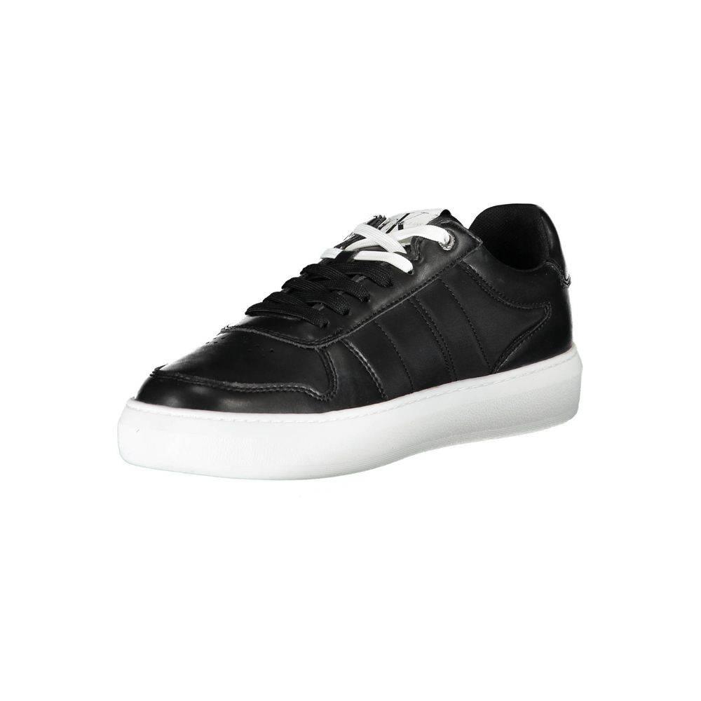 Calvin Klein Black Polyester Men Sneaker - Hilstor
