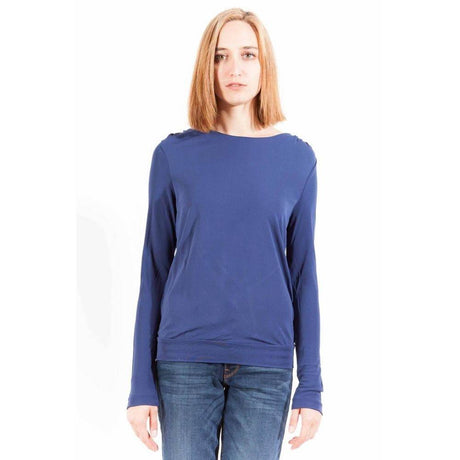 Gant Blue Viscose Women Top - Hilstor