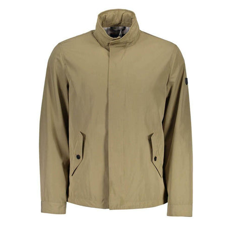 Gant Beige Polyester Men Jacket - Hilstor