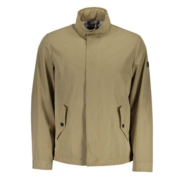 Gant Beige Polyester Men Jacket - Hilstor