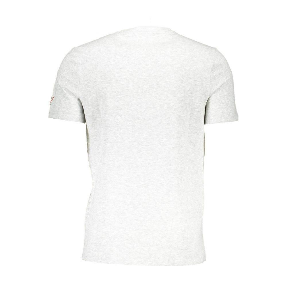 Guess Jeans Gray Cotton Men T-Shirt - Hilstor