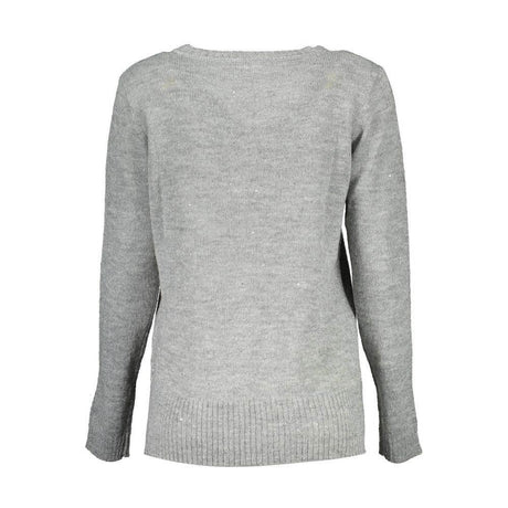 U.S. POLO ASSN. Silver Wool Women Sweater - Hilstor