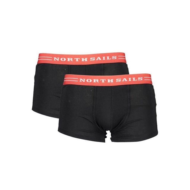 North Sails Black Cotton Underwear - Hilstor