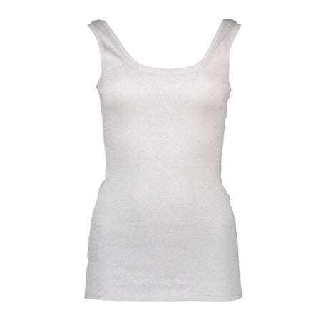 Silvian Heach White Cotton Women Top - Hilstor