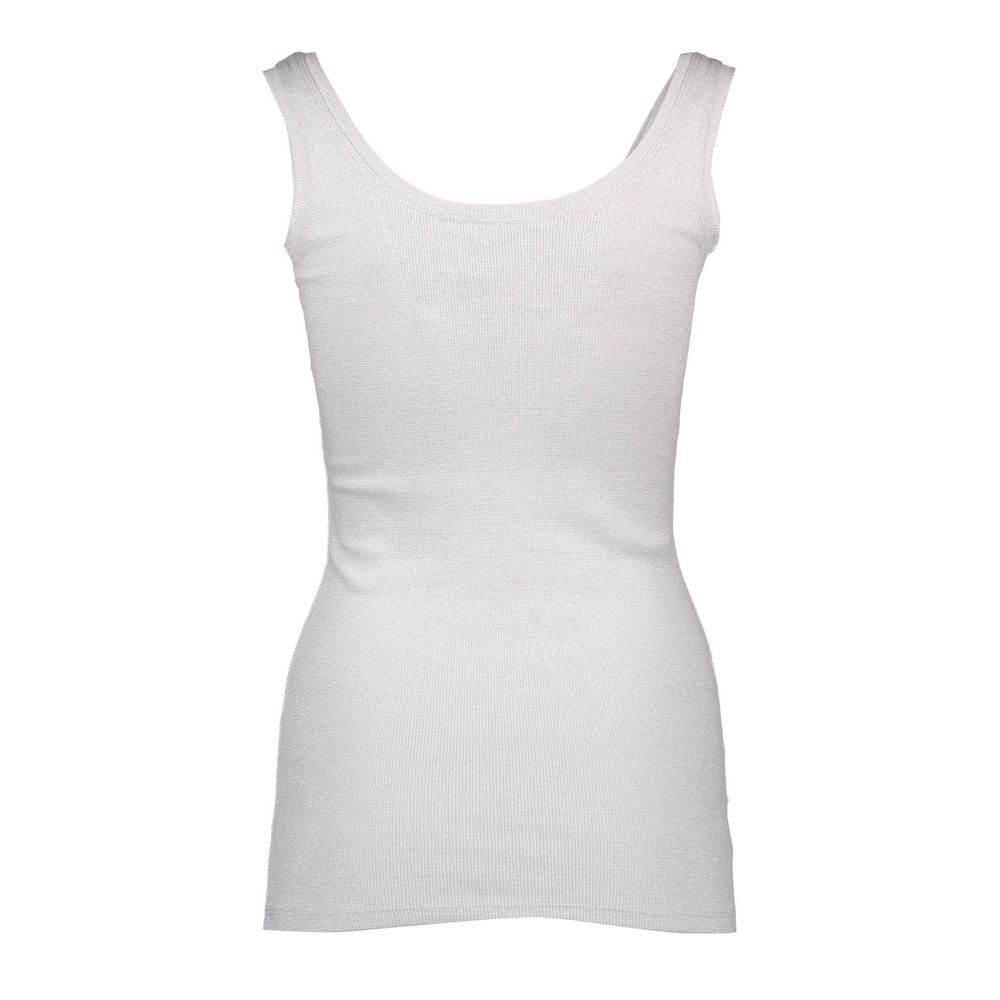 Silvian Heach White Cotton Women Top - Hilstor