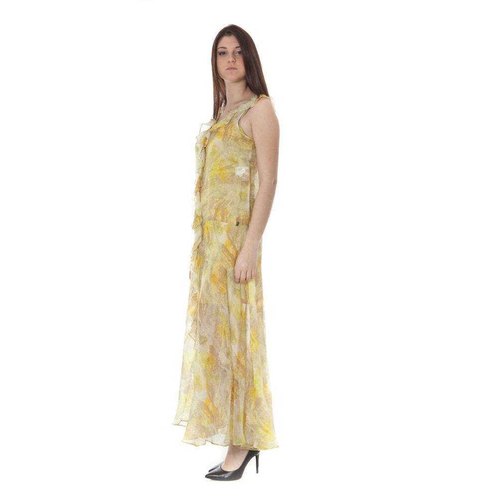 John Galliano Yellow Polyester Dress - Hilstor