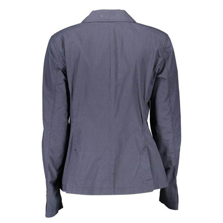Gant Blue Cotton Women Jacket - Hilstor