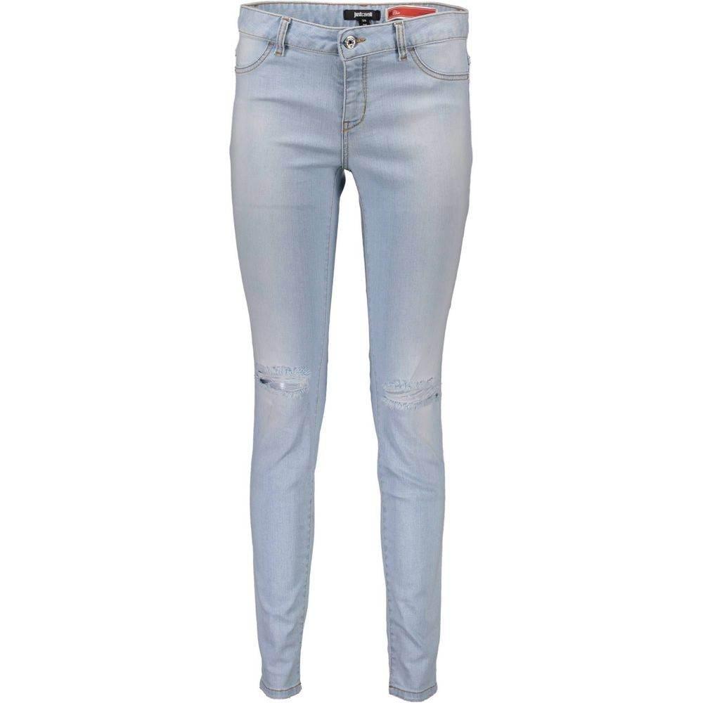 Just Cavalli Blue Cotton Women Jeans - Hilstor