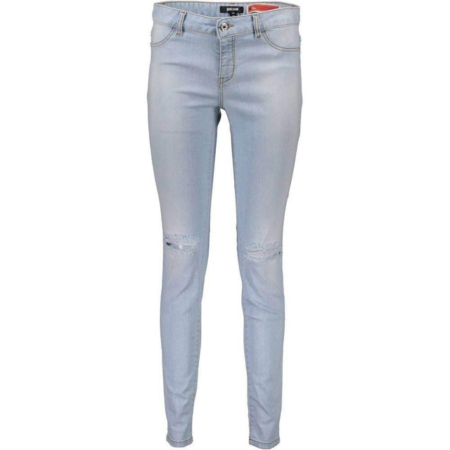Just Cavalli Blue Cotton Women Jeans - Hilstor