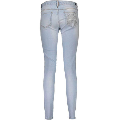 Just Cavalli Blue Cotton Women Jeans - Hilstor
