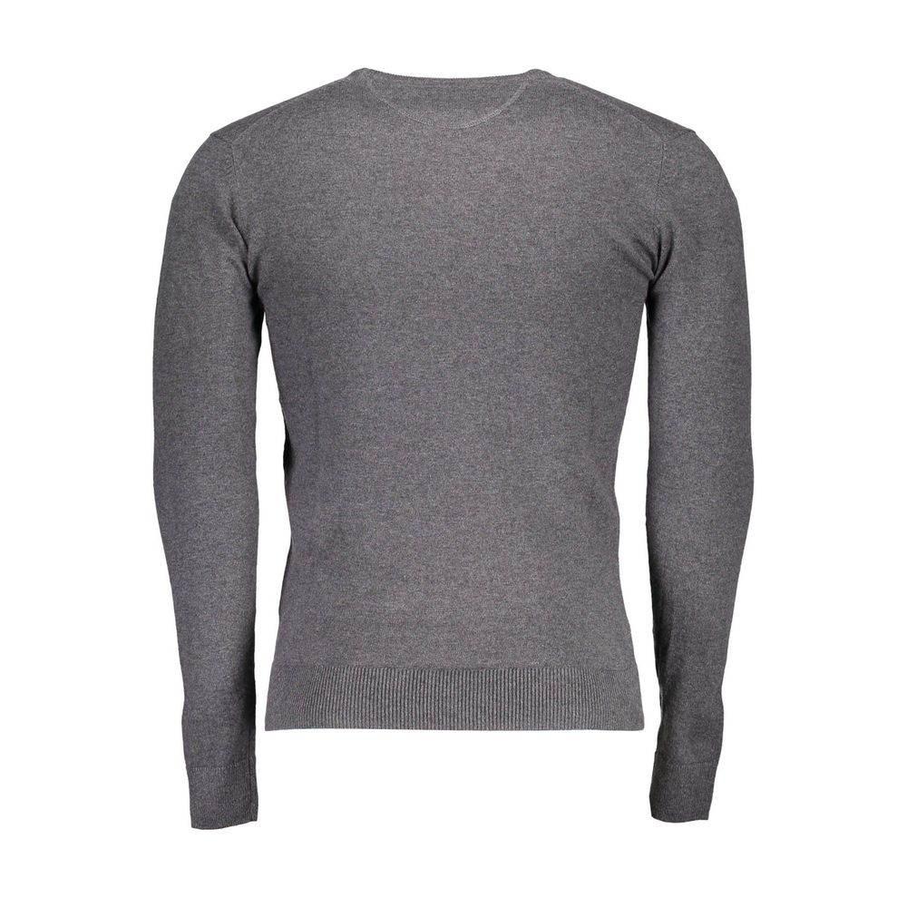 U.S. POLO ASSN. Gray Cotton Men Sweater - Hilstor