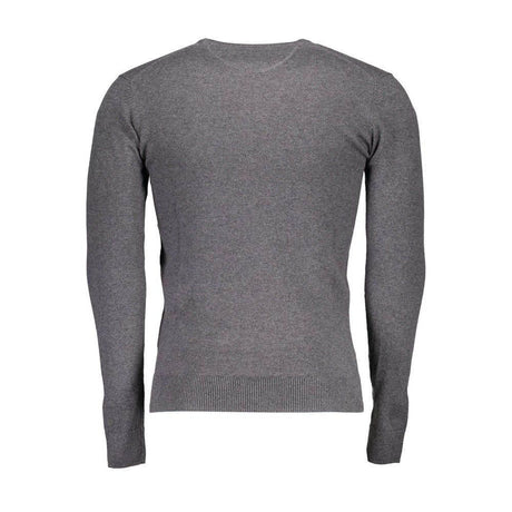 U.S. POLO ASSN. Gray Cotton Men Sweater - Hilstor