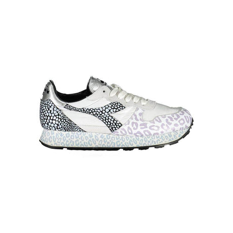 Diadora White Fabric Women Sneaker - Hilstor