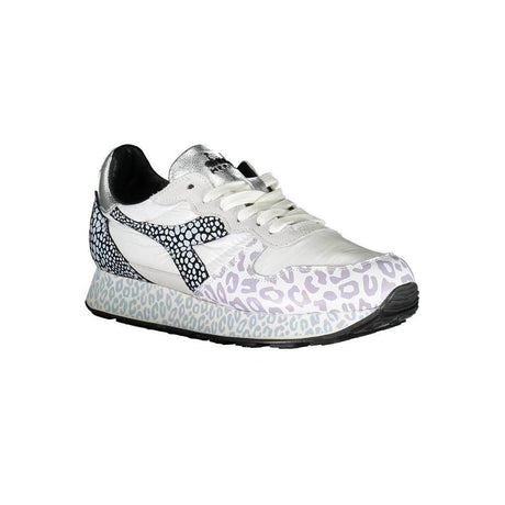 Diadora White Fabric Women Sneaker - Hilstor