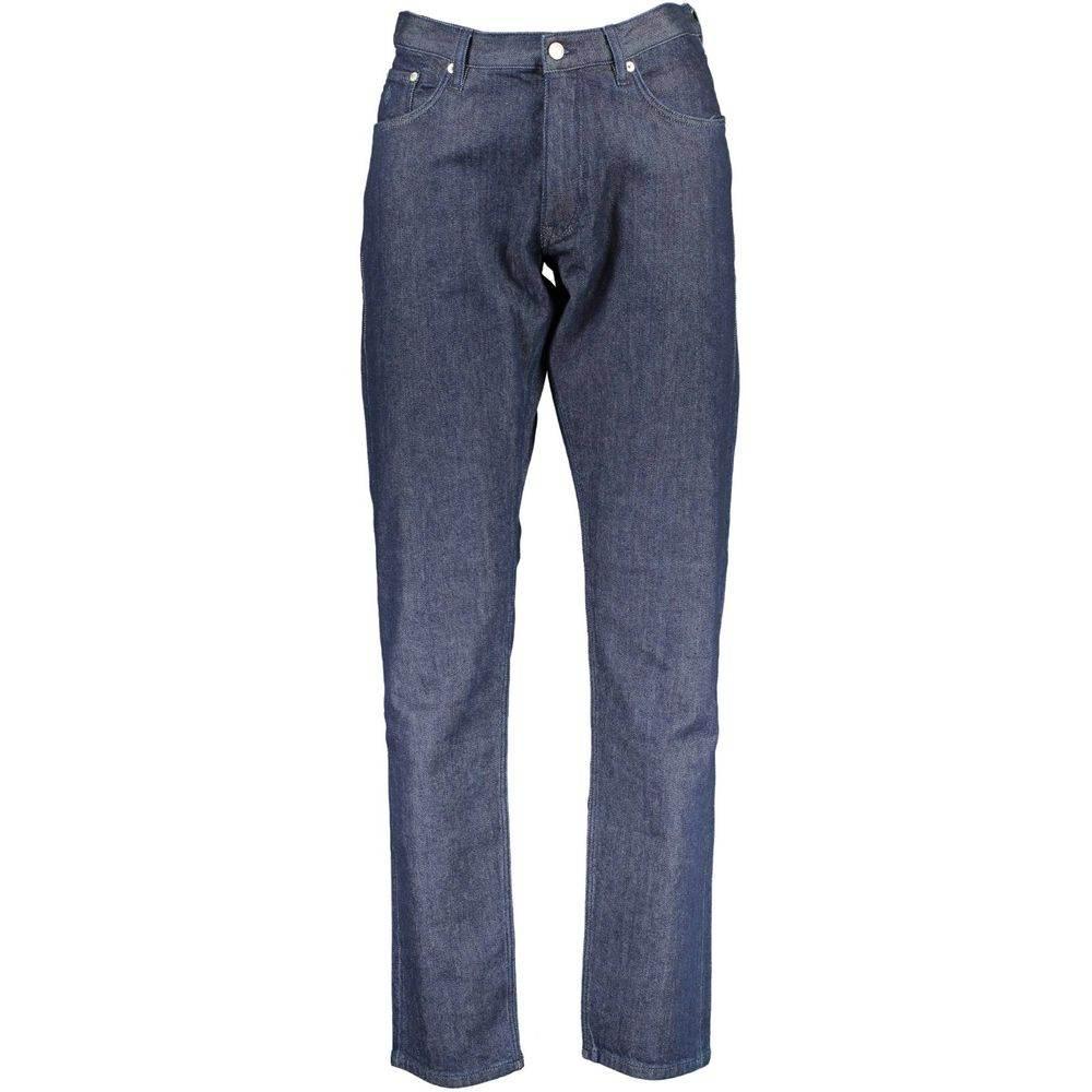 Gant Blue Cotton Men Jeans - Hilstor