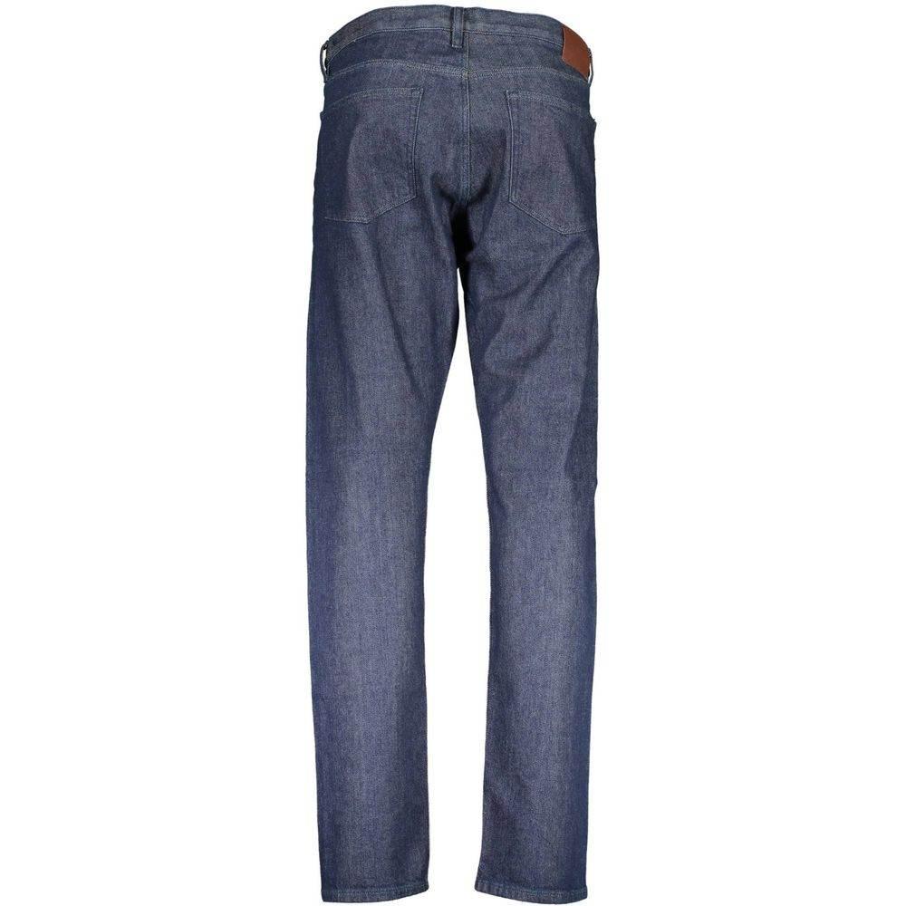 Gant Blue Cotton Men Jeans - Hilstor
