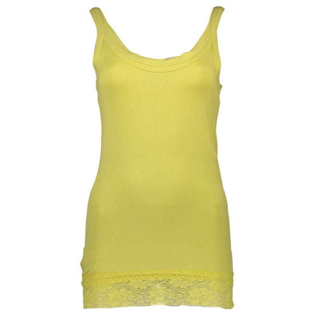 Silvian Heach Yellow Cotton Women Top - Hilstor
