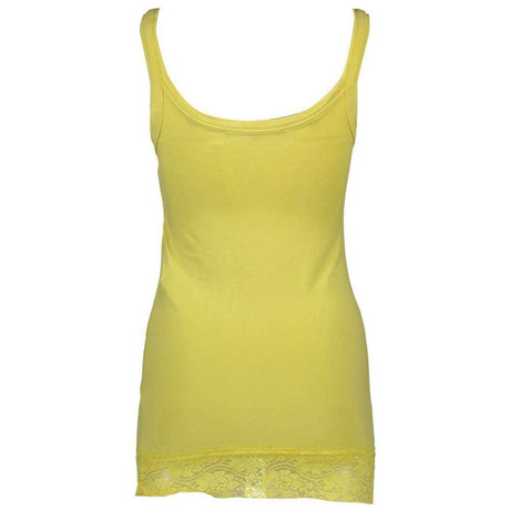 Silvian Heach Yellow Cotton Women Top - Hilstor