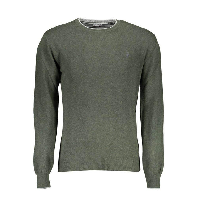 U.S. POLO ASSN. Green Wool Men Sweater - Hilstor