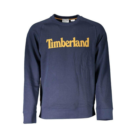 Timberland Blue Cotton Men Sweater - Hilstor