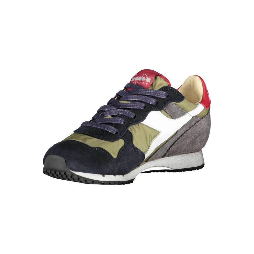 Diadora Green Leather Women Sneaker - Hilstor