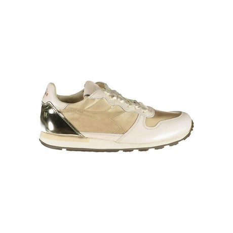 Diadora Beige Leather Women Sneaker - Hilstor