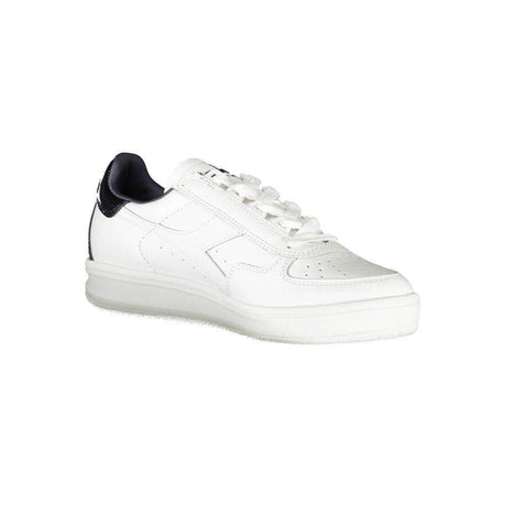 Diadora White Leather Women Sneaker - Hilstor