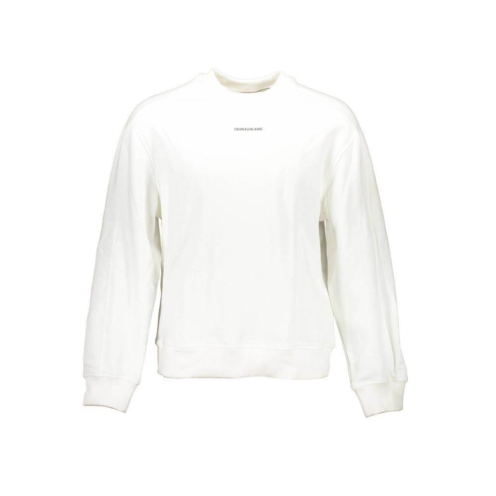 Calvin Klein White Cotton Men Sweater - Hilstor