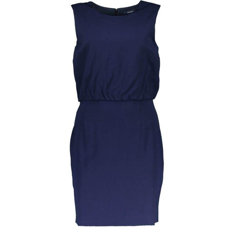 Gant Blue Viscose Women Dress - Hilstor
