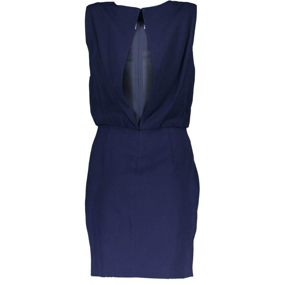 Gant Blue Viscose Women Dress - Hilstor