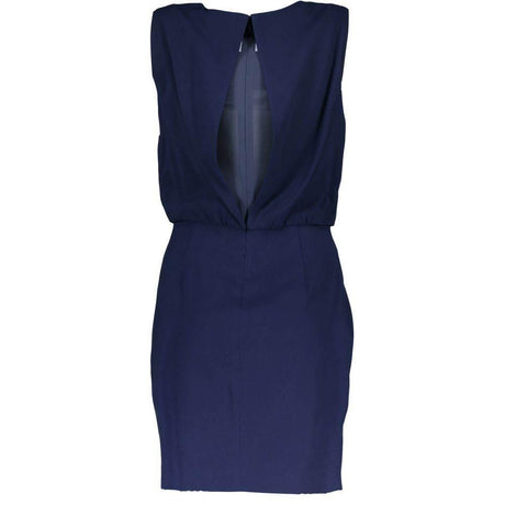 Gant Blue Viscose Women Dress - Hilstor