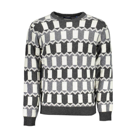 Gant Gray Wool Men Sweater - Hilstor