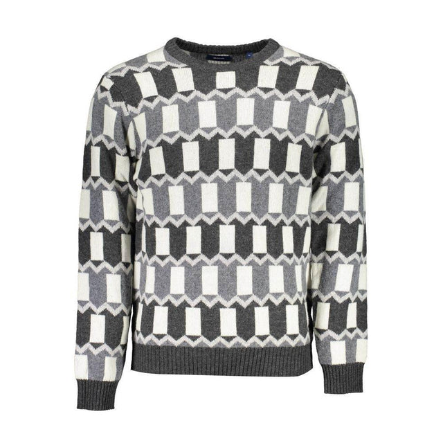 Gant Gray Wool Men Sweater - Hilstor